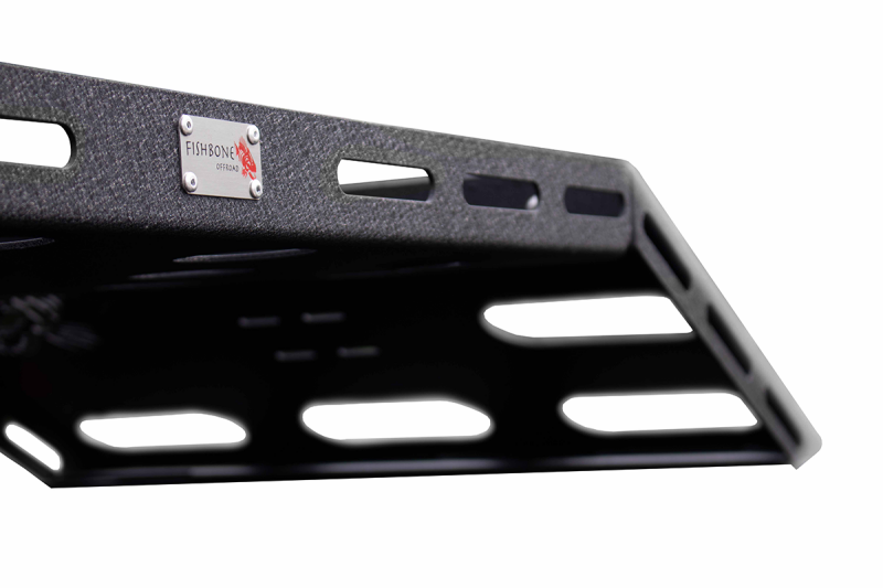 Jeep Gladiator JT Truck Bed Storage Rack - Fishbone Offroad - Powder Coated - Black - `20-`27